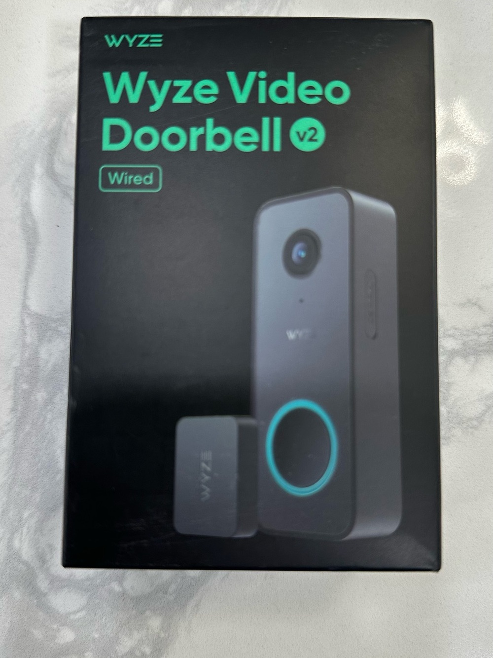 Wyze Video Doorbell v2 Black (Wired)